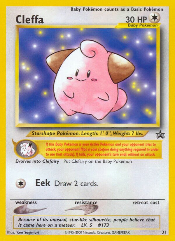 Cleffa Wizards Black Star Promos 31 PROMO