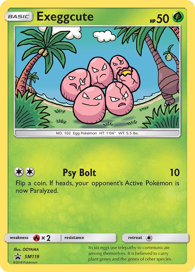 SM119 Exeggcute SMP PROMO