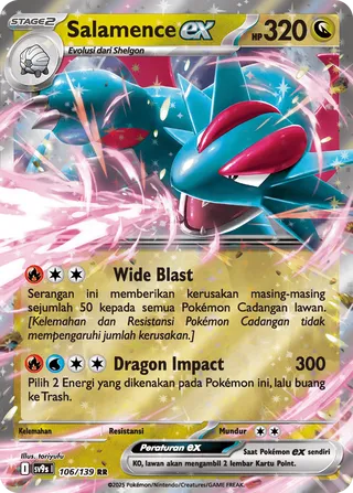 Salamence ex (Bonds of Destiny 106/139)