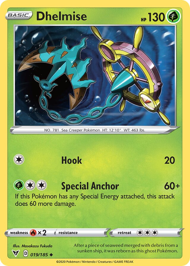 019/185 Dhelmise VIV Uncommon