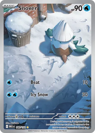 140/132 Snover MEG Illustration Rare
