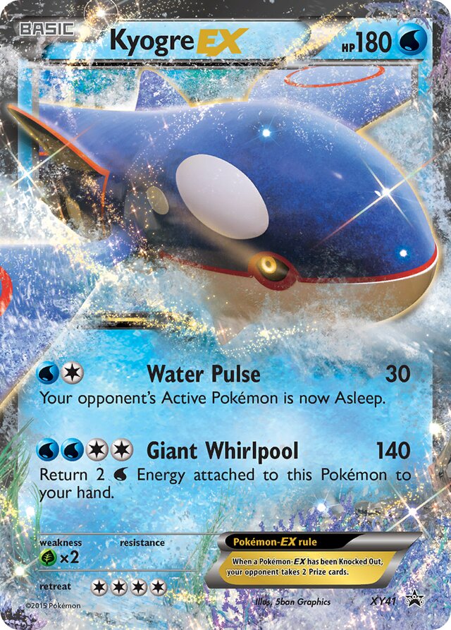 KyogreEX XY Black Star Promos XY41 PROMO