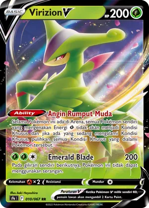 Virizion V (Battle Region 010/067)
