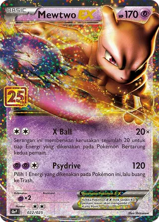 Mewtwo-EX (25th Anniversary Collection Promos 022/025)