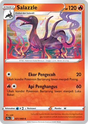 Salazzle (Incandescent Arcana 021/068)