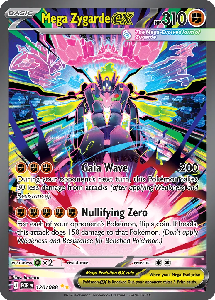 Mega Zygarde ex (Perfect Order 120/088) (International TCG) – TCG