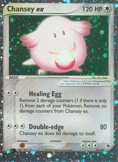 Chansey ex Ruby & Sapphire 96/109 Rare Holo ex