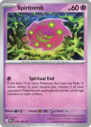 Spiritomb (Pitch Black 035/084)