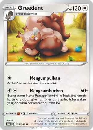 Greedent (Time Gazer 058/067)