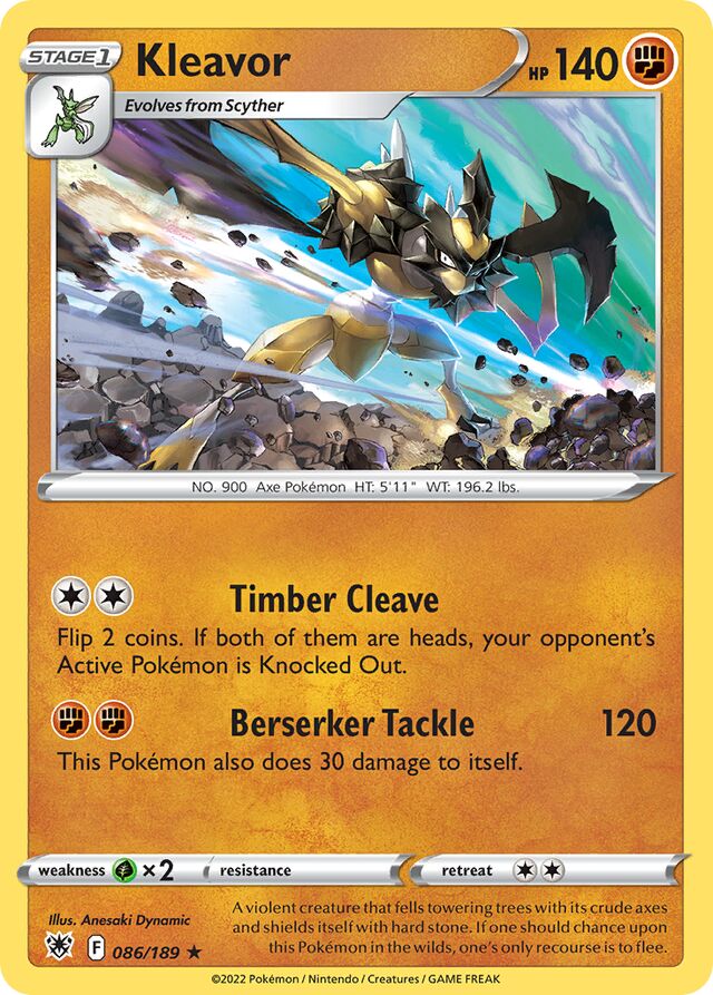 086/189 Kleavor ASR Rare Holo