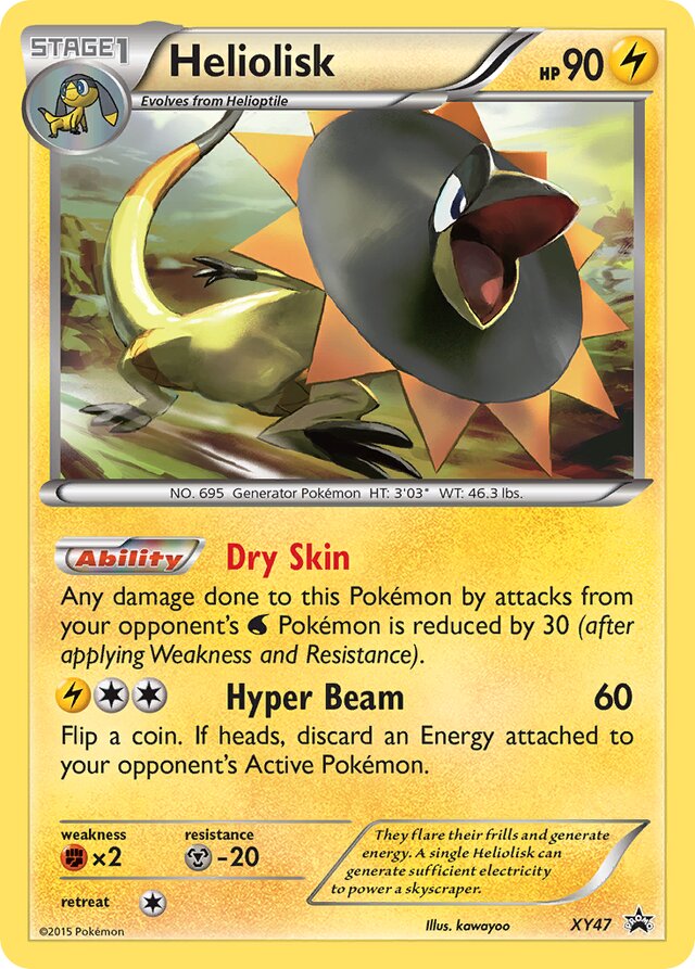 Heliolisk XY Black Star Promos XY47 PROMO