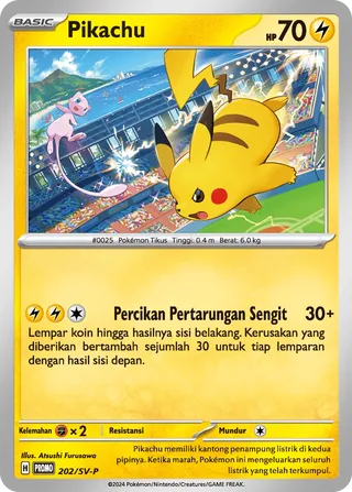Pikachu (Scarlet & Violet Promos 202/SV-P)