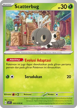 Scatterbug (Violet ex 003/078)