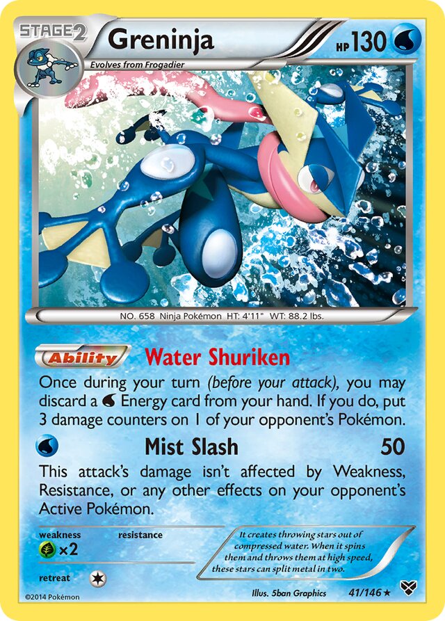 Greninja XY 41/146 Rare Holo