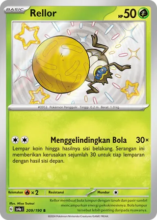 Rellor (Shiny Treasure ex 209/190)