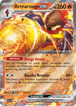 Armarouge ex (Paradox Encounters 026/132)