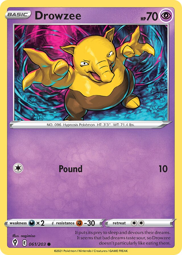 061/203 Drowzee EVS Common