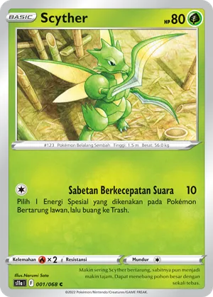 Scyther (Incandescent Arcana 001/068)