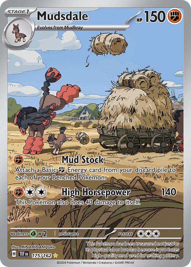 Mudsdale Temporal Forces 175/162 Illustration Rare