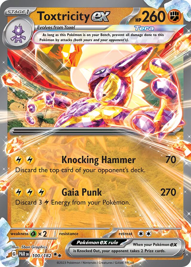 100/182 Toxtricityex PAR Double Rare