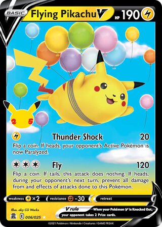 Flying Pikachu V (Celebrations 006/025)