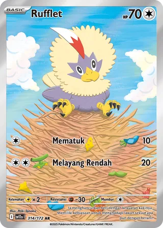 Rufflet (Black & White 314/172)