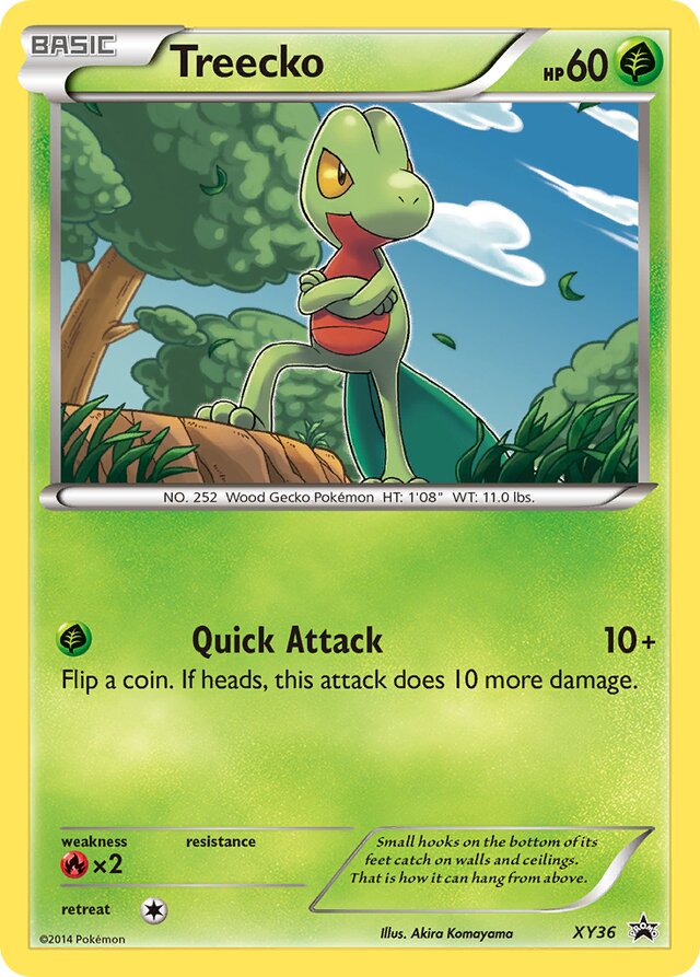 Treecko XY Black Star Promos XY36 PROMO
