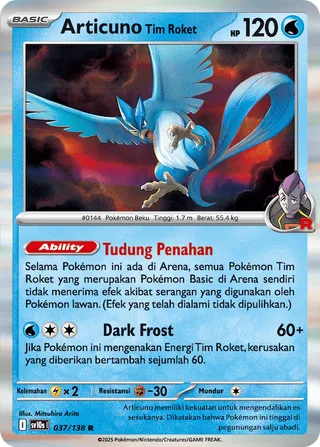 Team Rocket's Articuno (Presence of Champions 037/138)