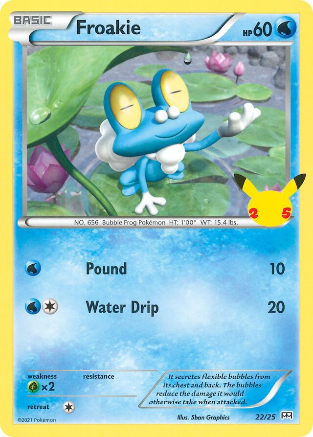 Froakie McDonald's Collection 2021 22/25 —