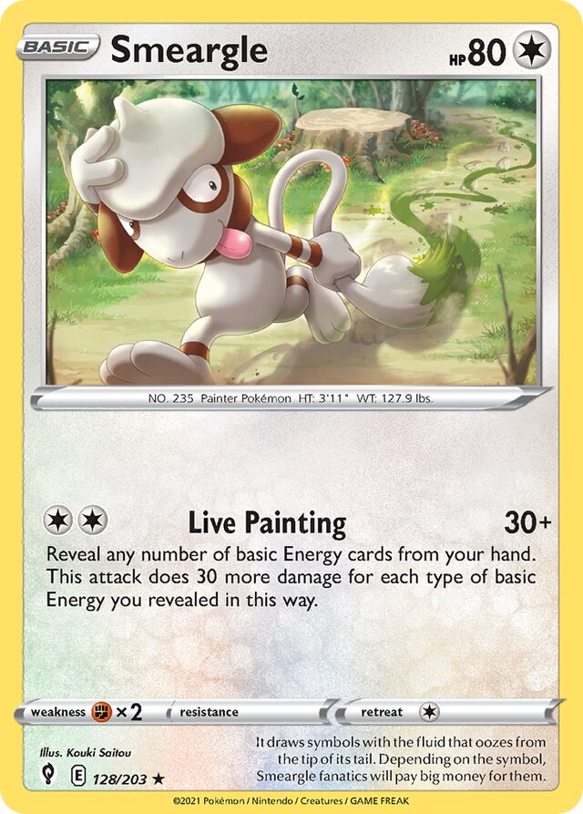 128/203 Smeargle EVS Rare