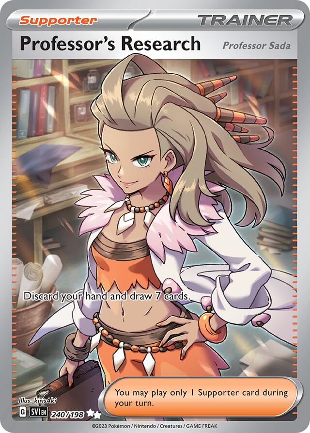 Professor's Research [Professor Sada] Scarlet & Violet 240/198 Ultra Rare