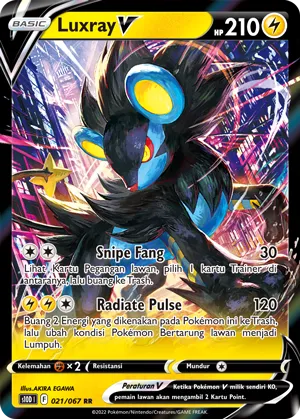 Luxray V (Time Gazer 021/067)