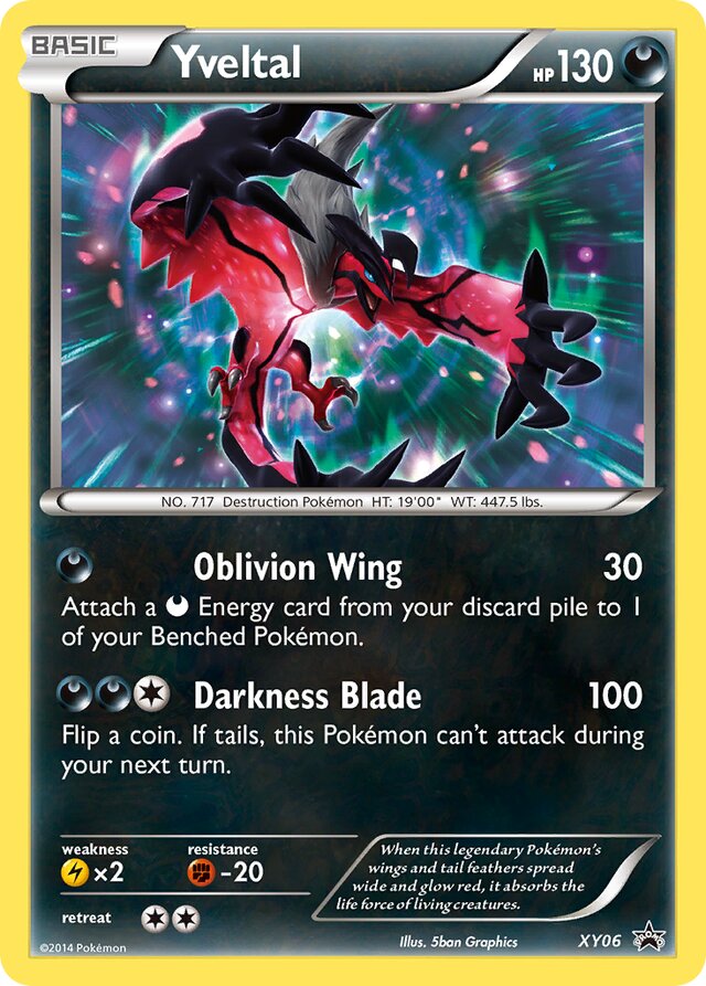 Yveltal XY Black Star Promos XY06 PROMO