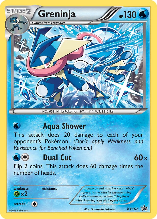 Greninja XY Black Star Promos XY162 PROMO