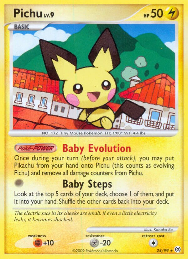 Pichu Arceus 25/99 Rare