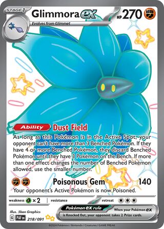 Glimmora ex (Paldean Fates 218/091)