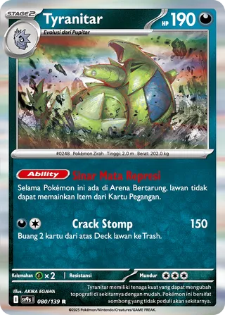 Tyranitar (Bonds of Destiny 080/139)