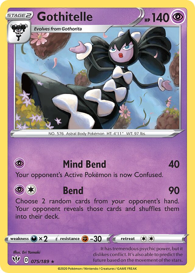 075/189 Gothitelle DAA Rare