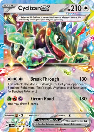 Cyclizar ex (Surging Sparks 159/191)