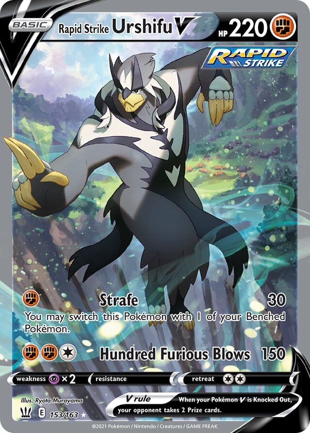 153/163 Rapid Strike UrshifuV BST Rare Ultra