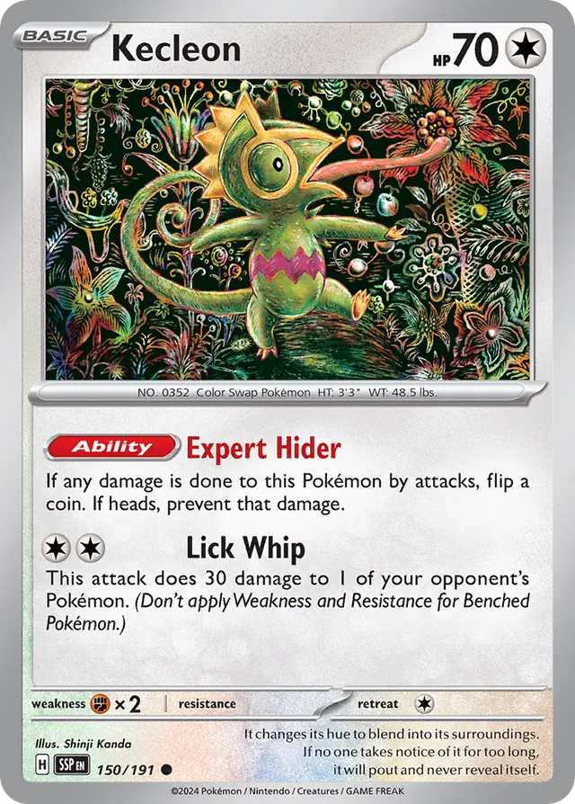 150/191 Kecleon SSP Common