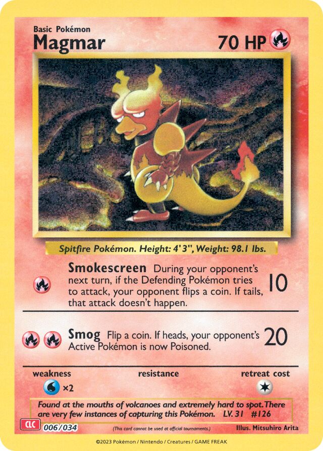 Magmar Charizard & Ho-Oh ex Deck 006/034