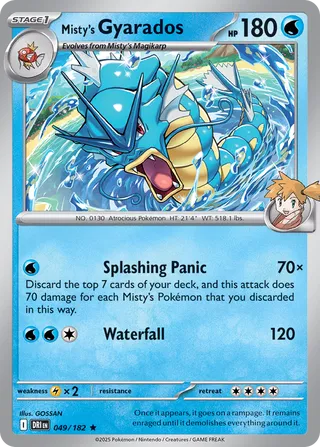 Misty's Gyarados (Destined Rivals 049/182)