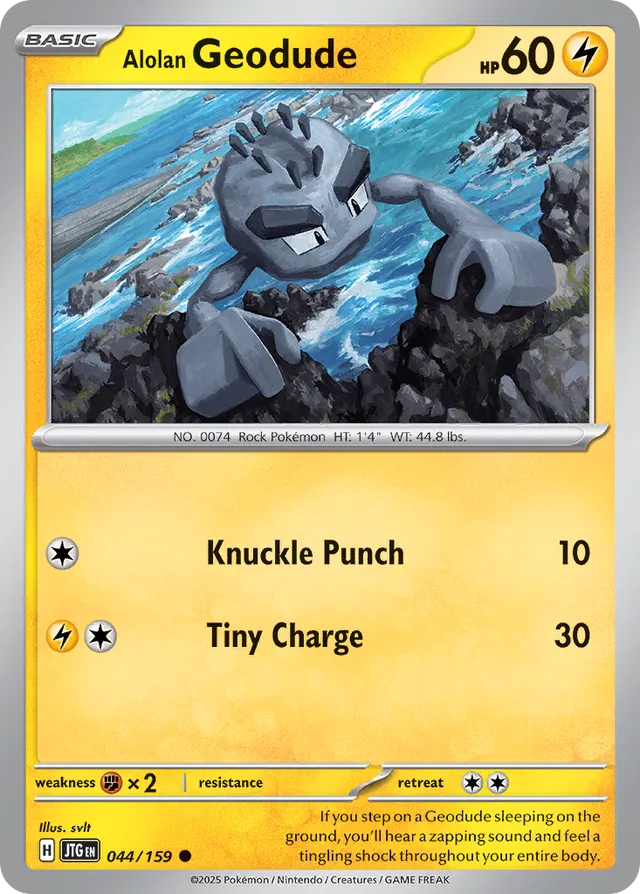 Alolan Geodude Journey Together 044/159 Common