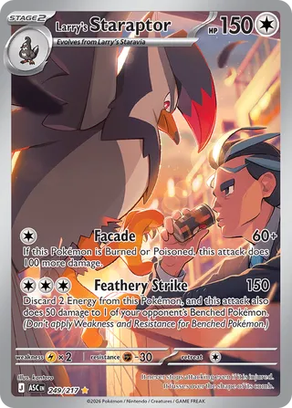 Larry's Staraptor (Ascended Heroes 249/217)