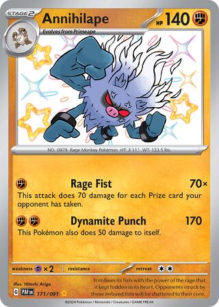 Annihilape (Paldean Fates 171/091)
