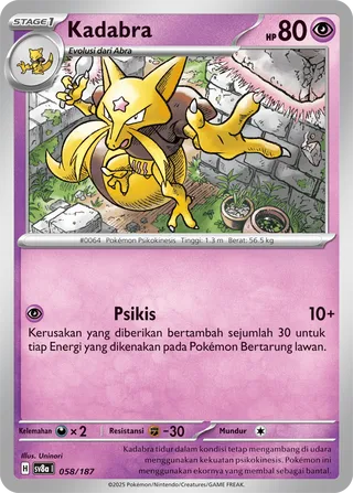 Kadabra (Terastal Festival ex 058/187)