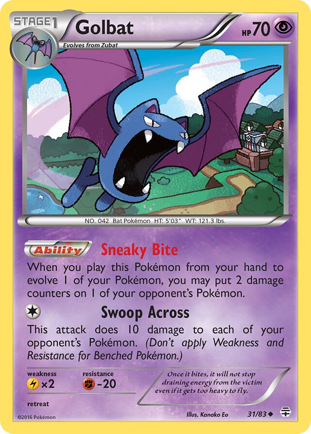Golbat Generations 31/83 Uncommon