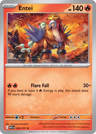 Entei (Ascended Heroes 025/217)