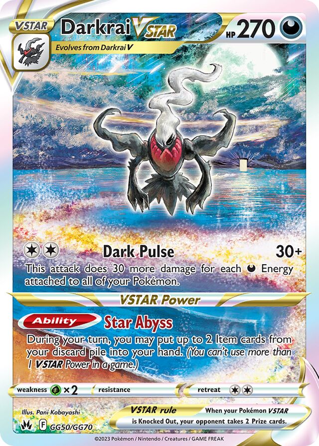 Darkrai VSTAR (Crown Zenith GG50/GG70) – TCG Collector